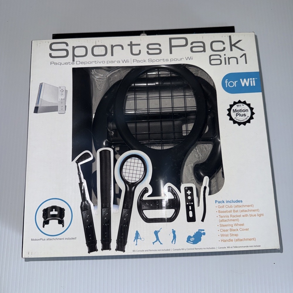 CTA 6 in 1 Sports Pack Accessory‎ Set Black NEW IN BOX